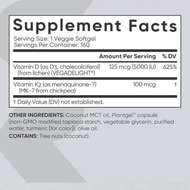 Vitamin D3 + K2