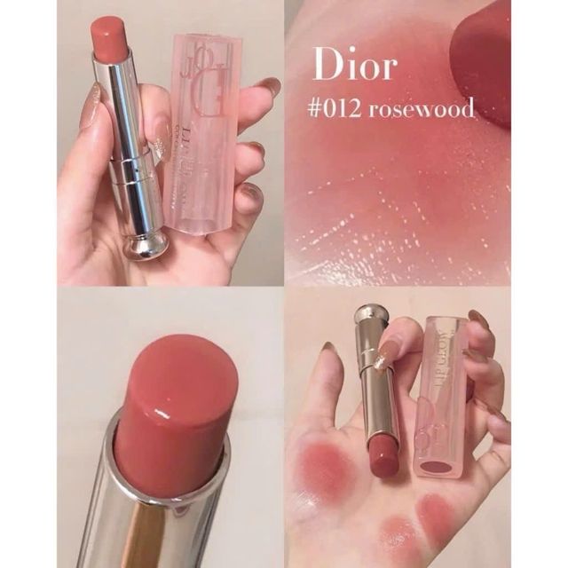 Son Dưỡng M&ocirc;i D Addict Lip Glow Color Auth 012 Hồng đất