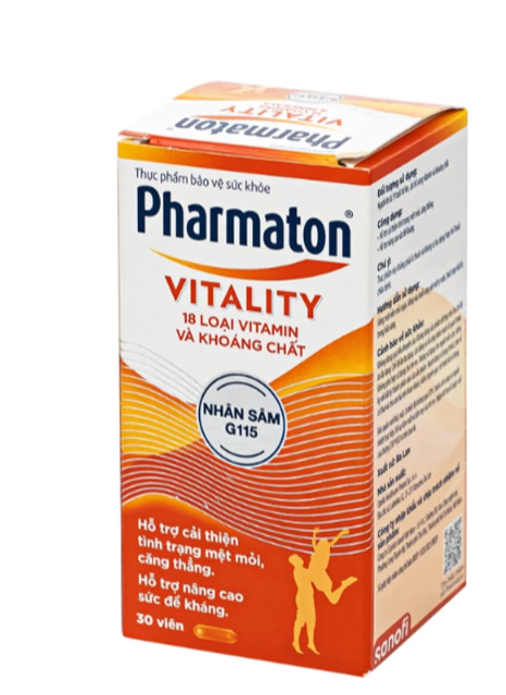 Pharmaton Vitality gi&uacute;p cải thiện sức đề kh&aacute;ng