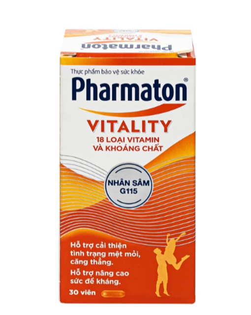 Khỏe mạnh hơn với Pharmaton Vitality