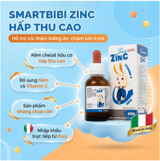 Hướng dẫn sử dụng Siro Smartbibi Zinc