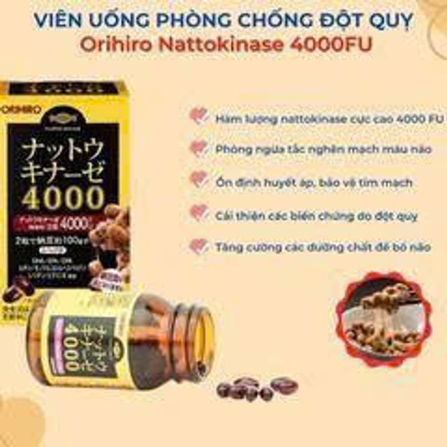 Vi&ecirc;n uống Nattokinase của Orihiro
