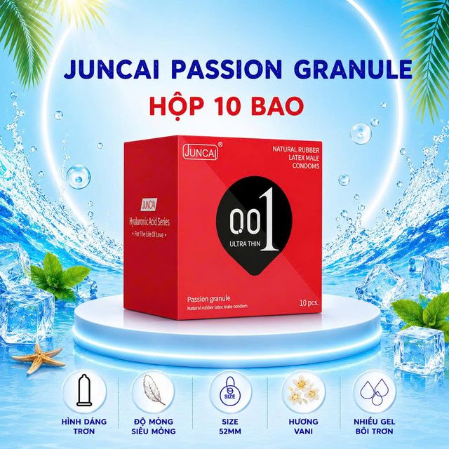 Hộp Bao cao su Juncai Passion