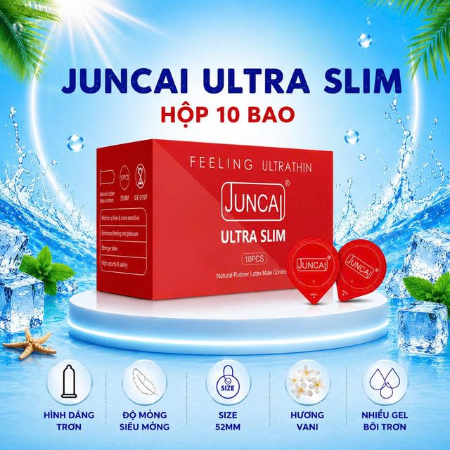 Thiết kế bao cao su Juncai Ultra Slim 001