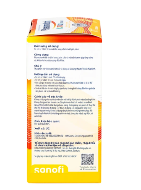 Giới thiệu Siro Pharmaton Kiddi Syrup