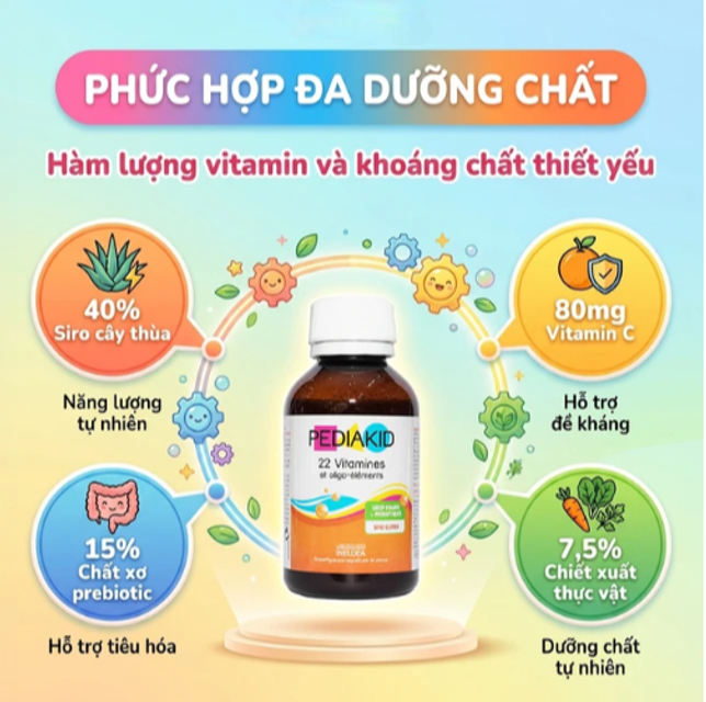 Siro Pediakid 22 Vitamines