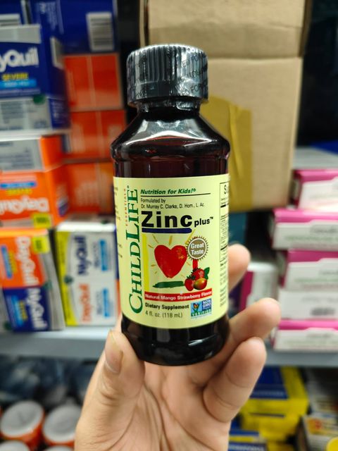 Kẽm ChildLife Zinc Plus