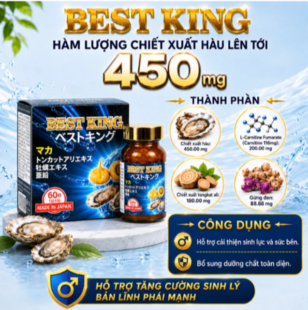 Best King Jpanwell với c&aacute;c th&agrave;nh phần qu&yacute; gi&aacute;