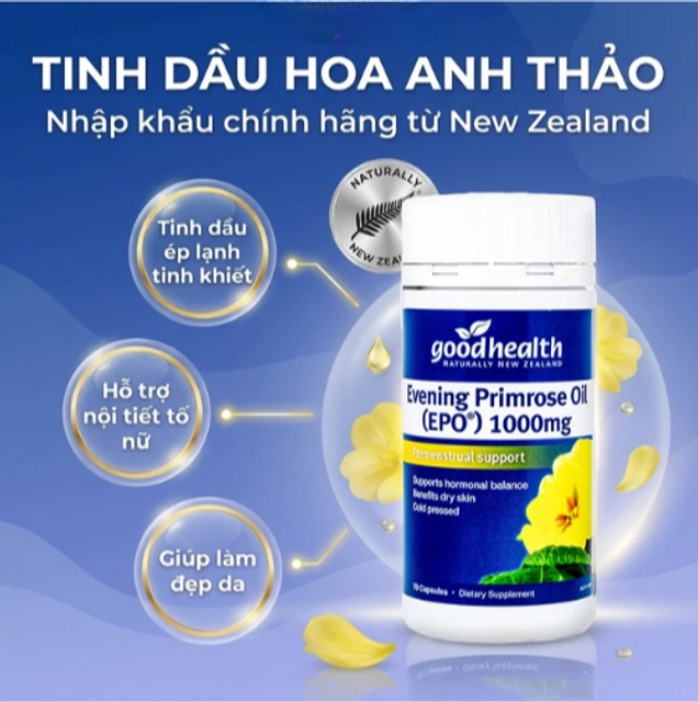 lợi &iacute;ch của vi&ecirc;n uống Evening Primrose Oil