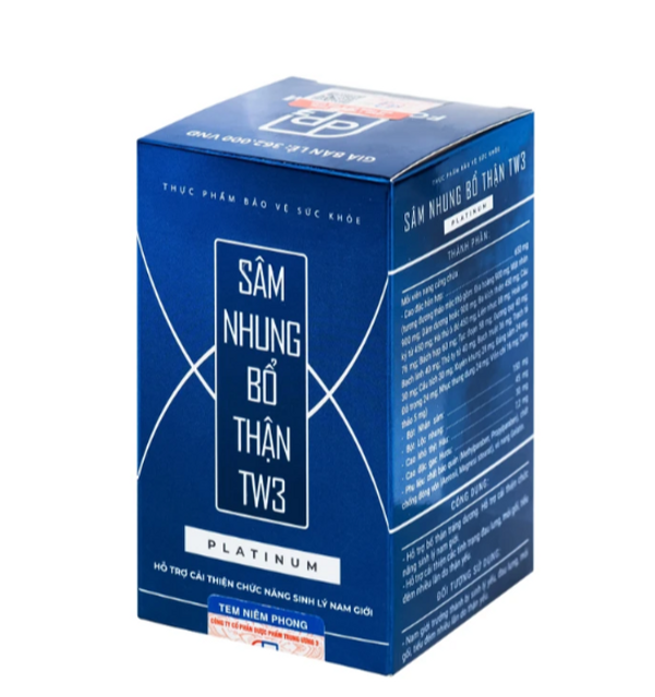 Vi&ecirc;n uống bổ Thận TW3 Platinum 8