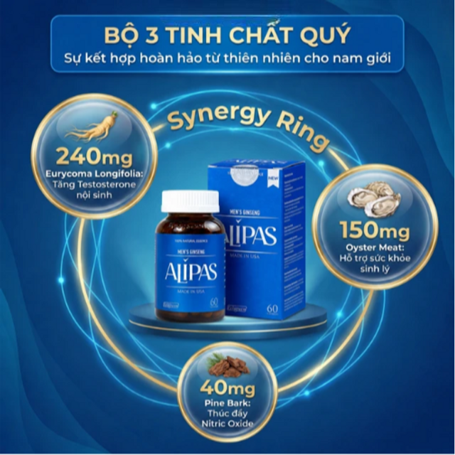 Liều d&ugrave;ng Men&rsquo;s Ginseng Alipas