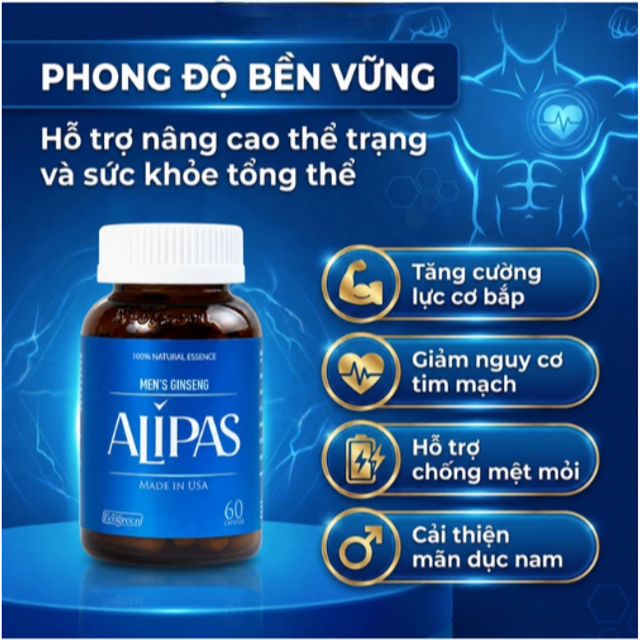 Men&rsquo;s Ginseng Alipas hũ sản phẩm