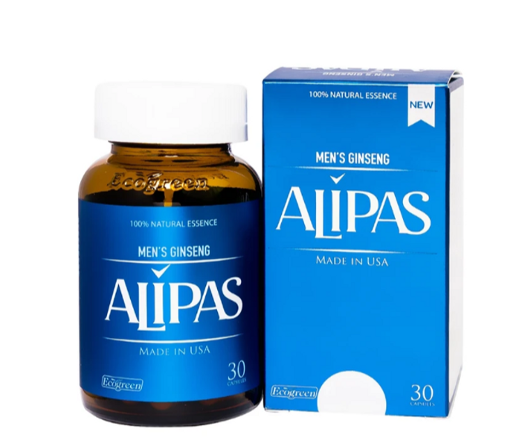 Vi&ecirc;n uống tăng cường sức khoẻ ph&aacute;i mạnh Ecogreen Men&rsquo;s Ginseng Alipas - H&igrave;nh ảnh 6