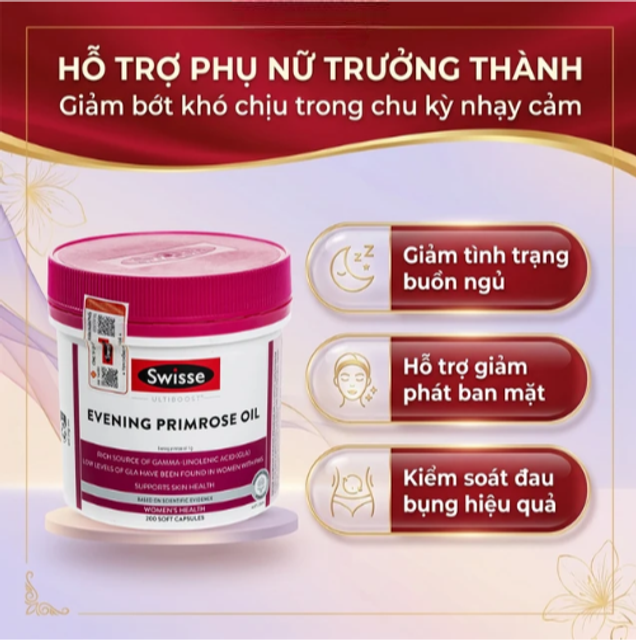 Vi&ecirc;n uống Evening Primrose Oil Swisse