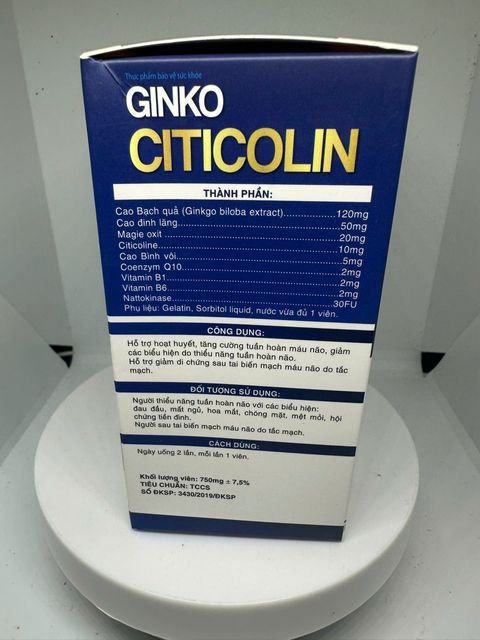 Chất lượng GINKO CITICOLIN