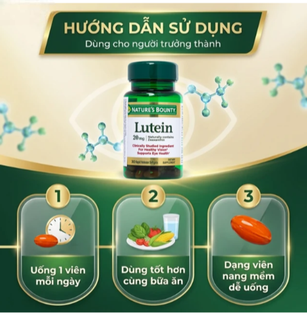 Vi&ecirc;n uống Lutein Nature's Bounty