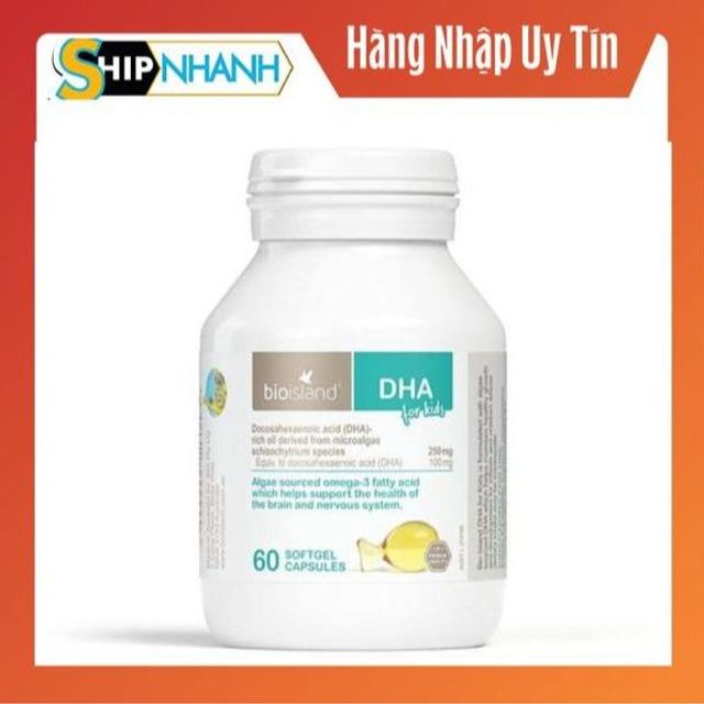 Dầu c&aacute; DHA Bioisland cho b&eacute;