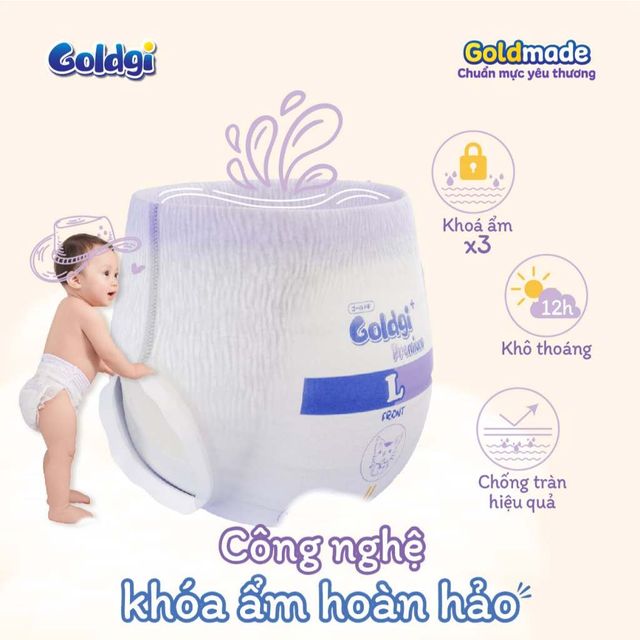 Bỉm quần Goldgi Premium