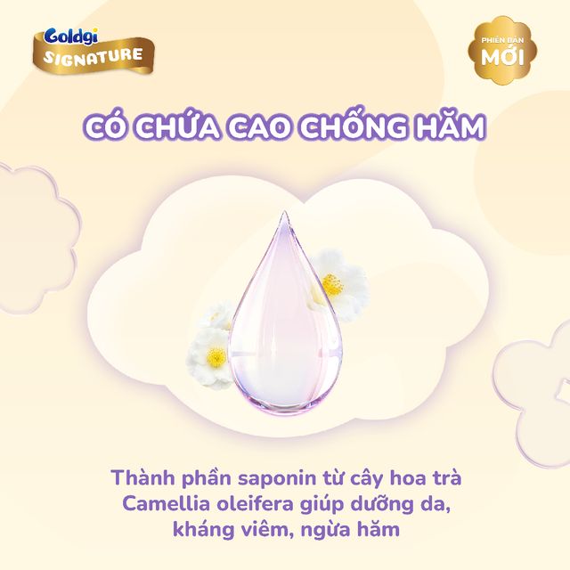 Bỉm Goldgi Signature bảo vệ da b&eacute;