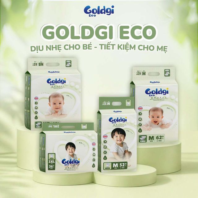 Bỉm quần Goldgi Eco mỏng nhẹ