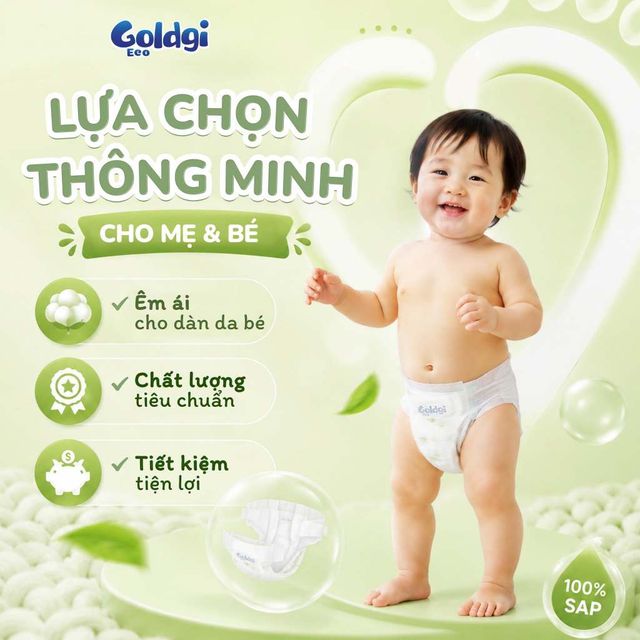 Bỉm quần Goldgi Eco