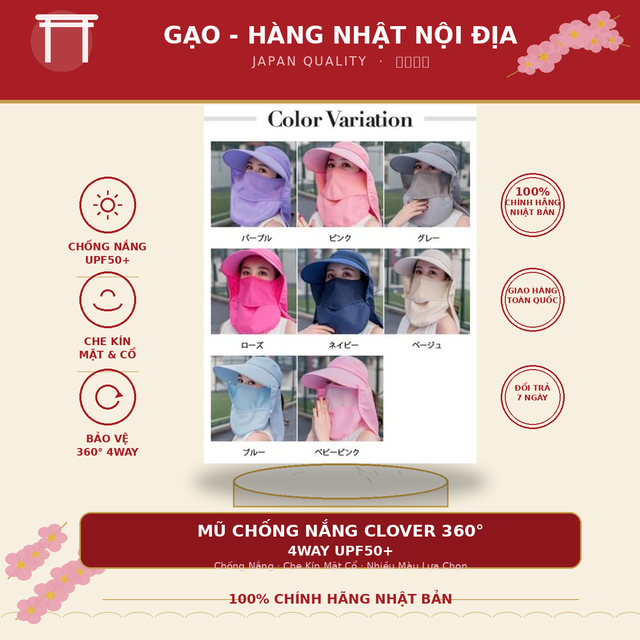 Mũ Clover Nhật Bản