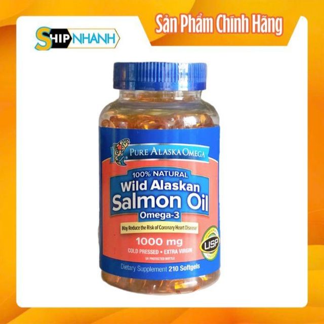 Vi&ecirc;n Uống Dầu C&aacute; Hồi Pure Alaska Omega-3