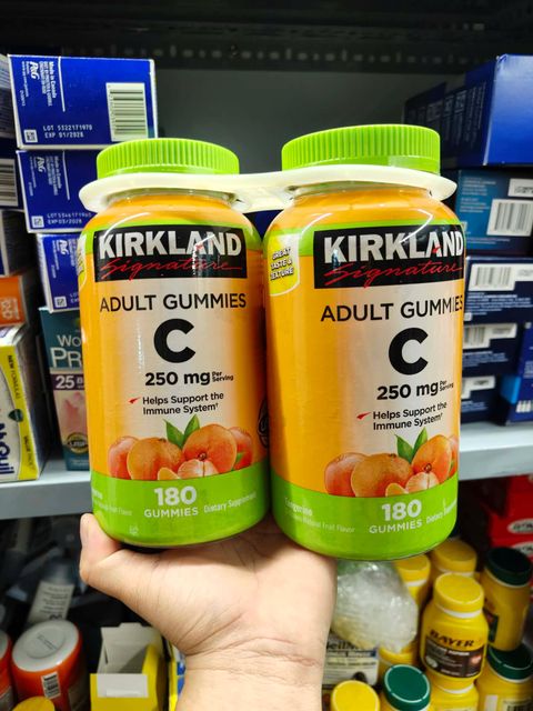 Kẹo dẻo vitamin C Kirkland Adult Gummies C 250mg