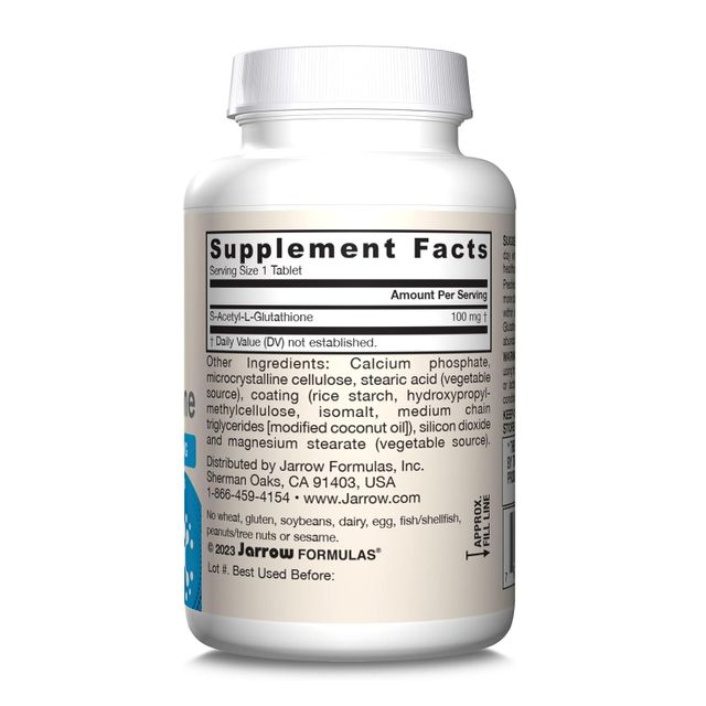 Th&agrave;nh phần Glutathione Reduce Jarrow