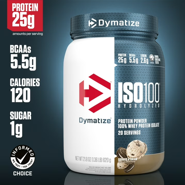 Dymatize ISO100 với hương vị b&aacute;nh quy v&agrave; kem