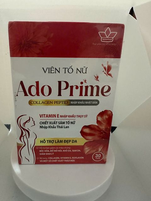 Vi&ecirc;n tố nữ Ado Prime hỗ trợ đẹp da hộp 30v