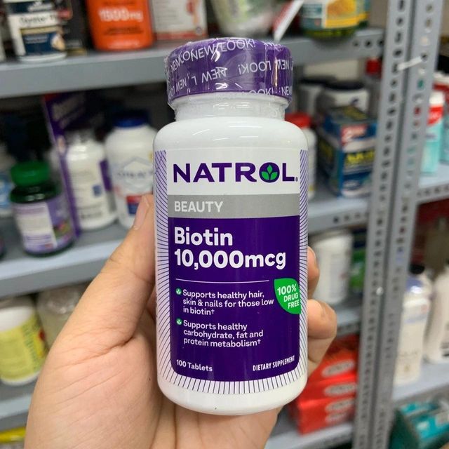 Natrol Biotin bottle