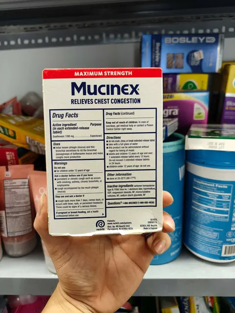 Vi&ecirc;n uống Mucinex