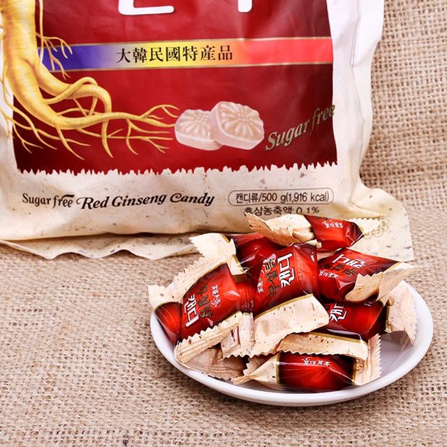 Kẹo S&acirc;m Kh&ocirc;ng Đường H&agrave;n Quốc g&oacute;i 500g