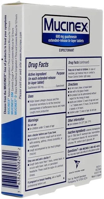 Mucinex 600mg EXPECTORANT