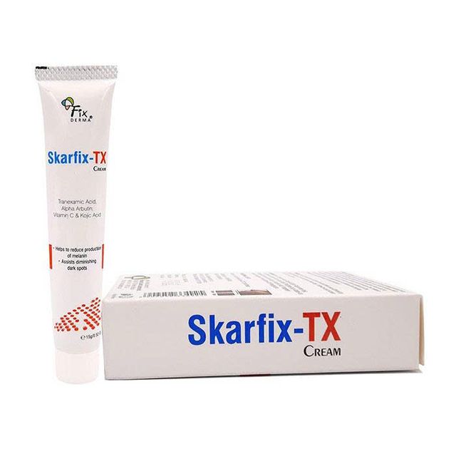 Kem Dưỡng S&aacute;ng Da Mờ Th&acirc;m Mụn N&aacute;m Fixderma Skarfix-TX Cream 15g