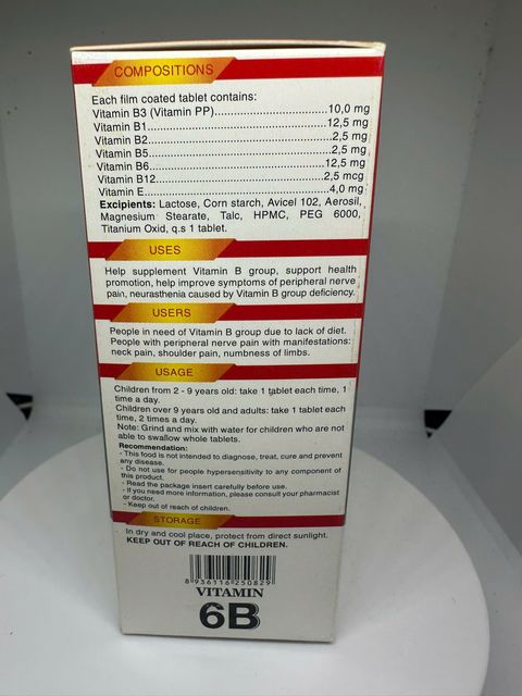 Bảo quản Vitamin 6B