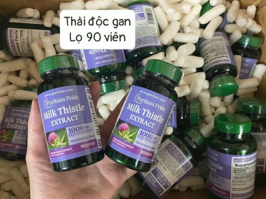 Thải độc gan Mỹ milk thistle 90V