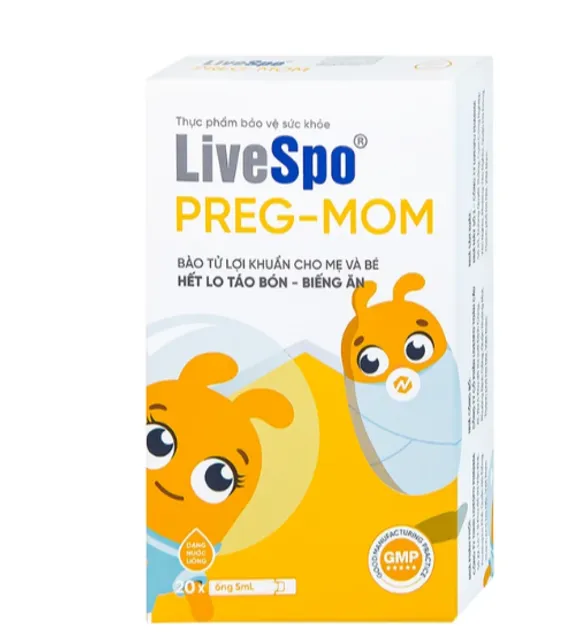 B&agrave;o tử lợi khuẩn LiveSpo PREG-MOM