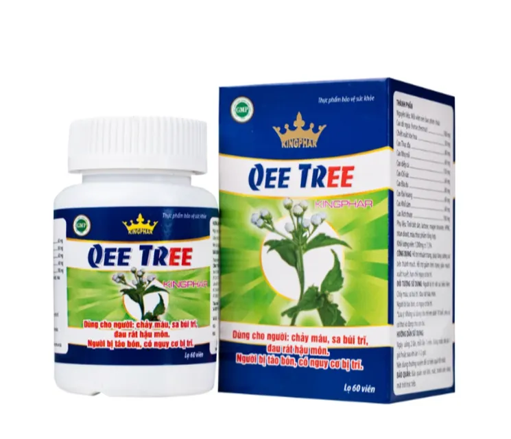 Vi&ecirc;n uống hỗ trợ nhuận tr&agrave;ng Qee Tree Kingphar