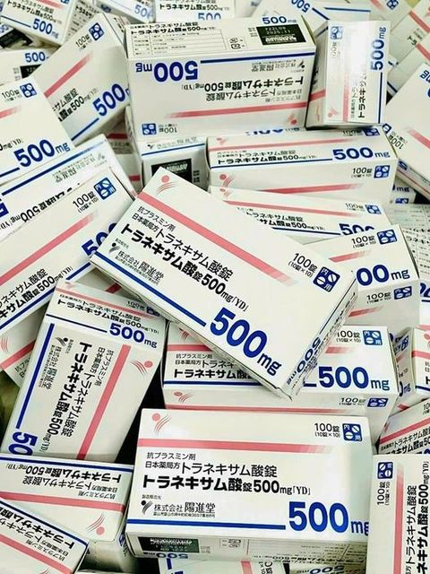 Vi&ecirc;n uống hỗ trợ s&aacute;ng da Transamin 500mg