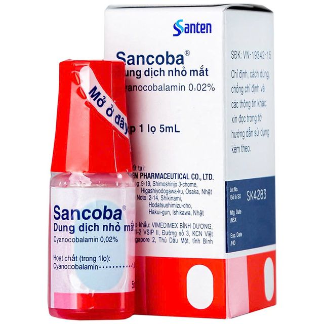 Hiệu quả sử dụng sản phẩm hỗ trợ Nhỏ Mắt Sancoba