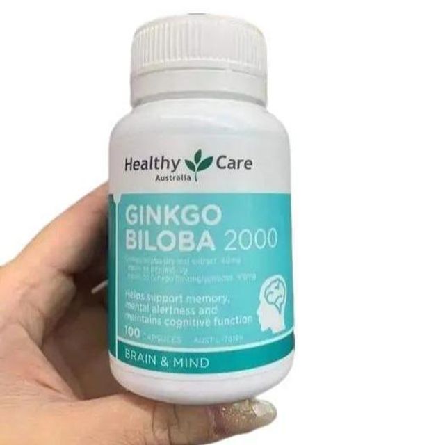 Vi&ecirc;n Uống bổ n&atilde;o Healthy Care Ginkgo Biloba