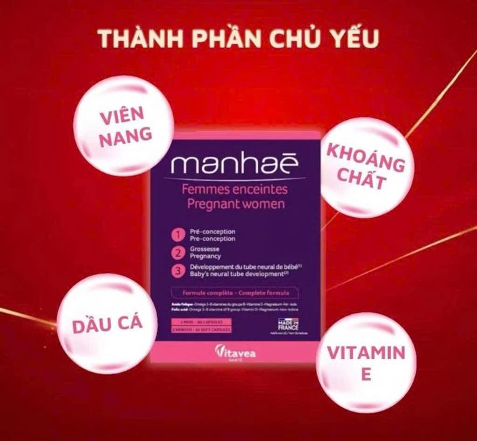 Vitamin Tổng Hợp Manhae cho B&agrave; Bầu 1