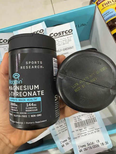 Magnesium l-threonate sports research