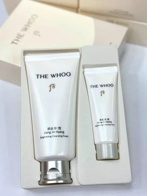 Set Sữa rửa mặt WHOO TRẮNG