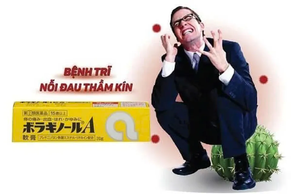 Kem b&ocirc;i trĩ chữ A