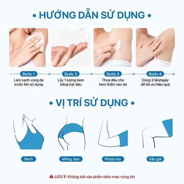 Kem dưỡng giảm th&acirc;m n&aacute;ch tốt