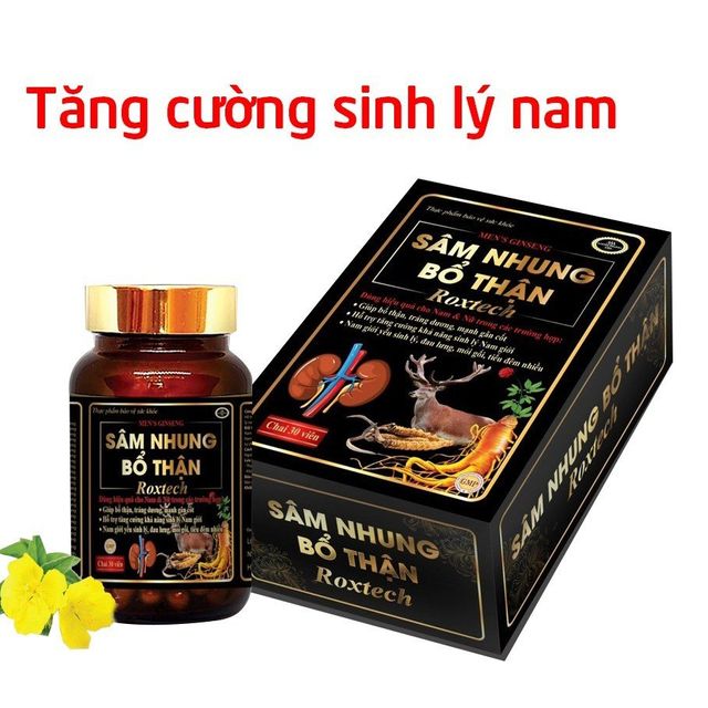 Vi&ecirc;n uống S&acirc;m Nhung Bổ Thận Rostex