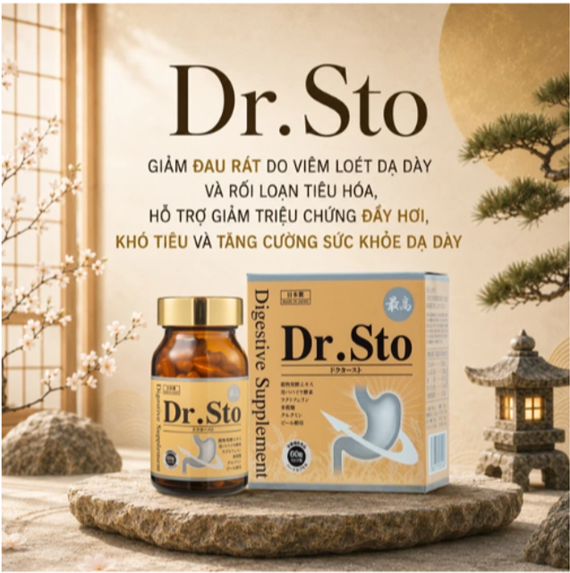 Giảm kh&oacute; ti&ecirc;u với Dr.Sto Jpanwell